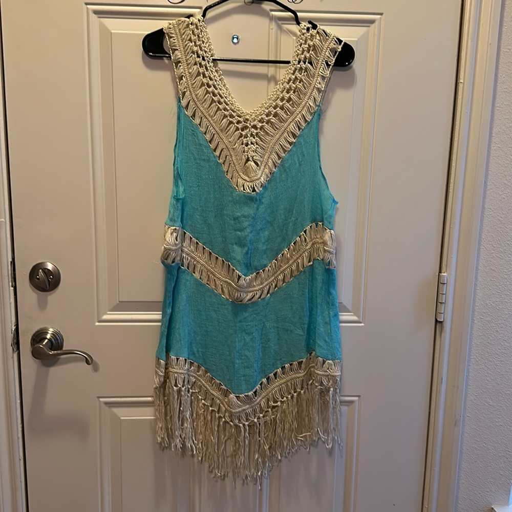 Lady’s world macrame top cover up / Size S/M / B-66
